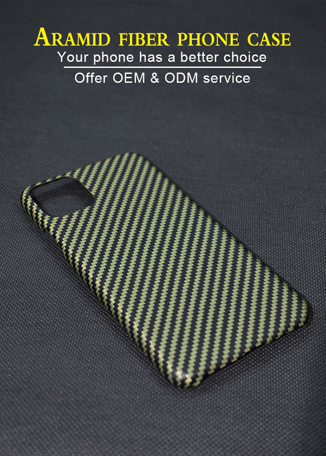 Super Thin Aramid Fiber iPhone Case For iPhone 11 Pro Max Phone Case