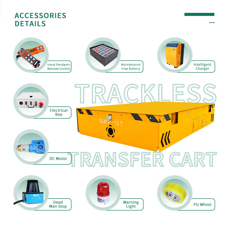 Factory 5t Material Transfer Steerable Electrical Autonomous AGV