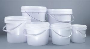 China White Plastic Barrel Drums For Industrial High Capacity Storage Containers on sale