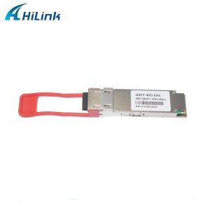 40Gb/s 40km QSFP+ Transceiver Hot Pluggable Duplex LC Connector Single mode