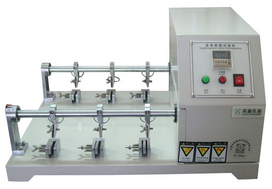 Bally Leather Flexing Resistance Tester BS-3144 of the abrasion resistance tester