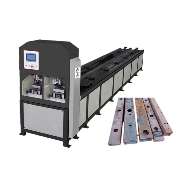 60 T Galvanized Pipe Punching Press Machines with Custom Hole Size Shearing Machines