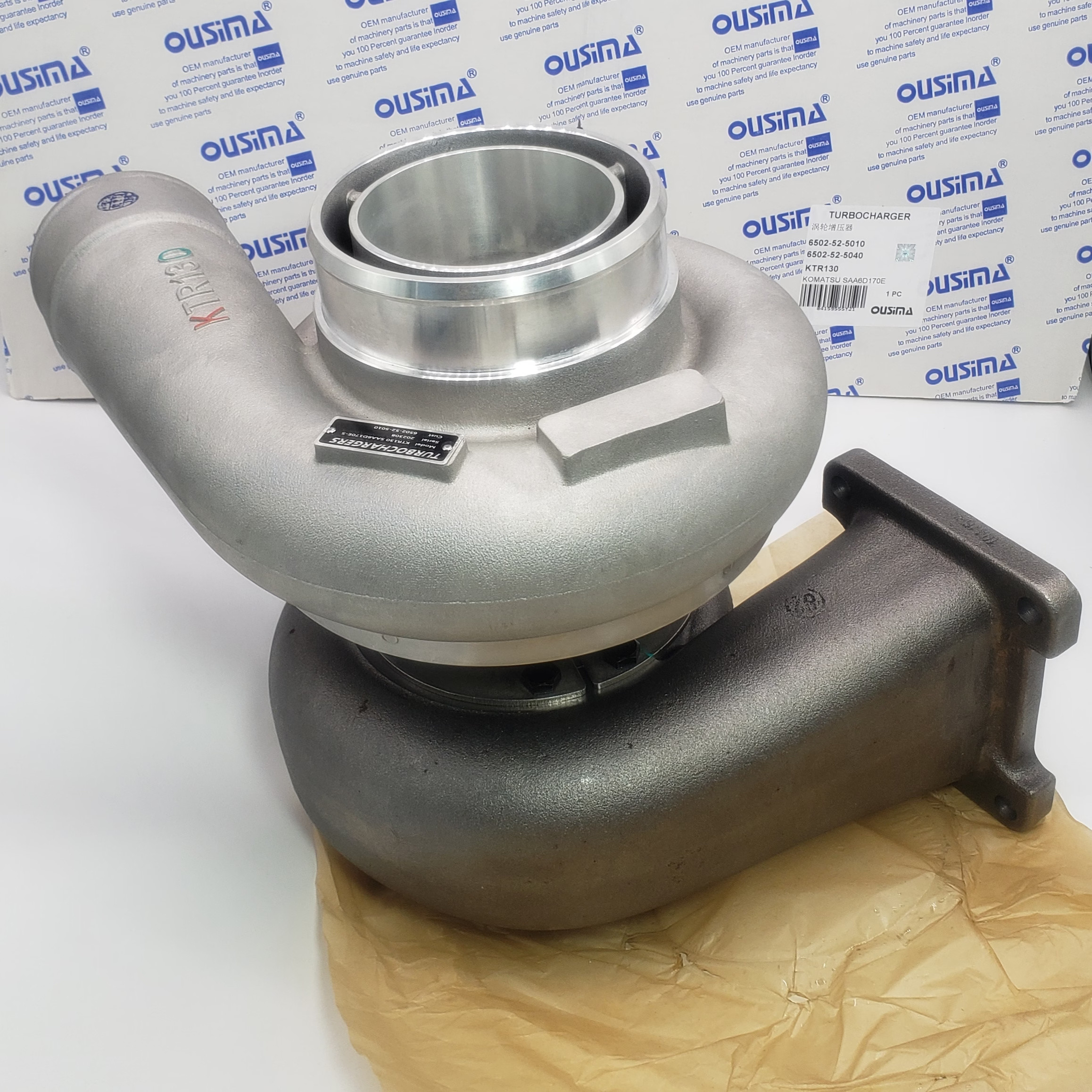 6502-52-5010 6502-52-5040 KTR130 Excavator Turbocharger For Engine SAA6D170E