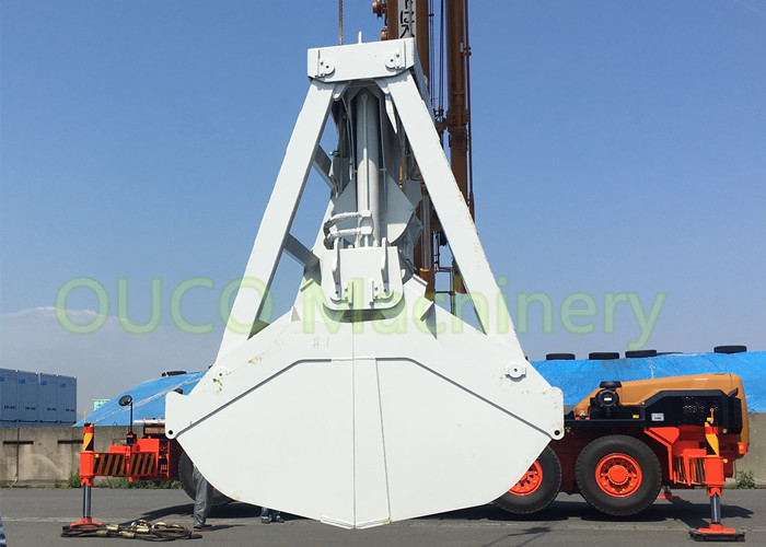 14cbm White Radio Remote Control Crane Grab Bucket