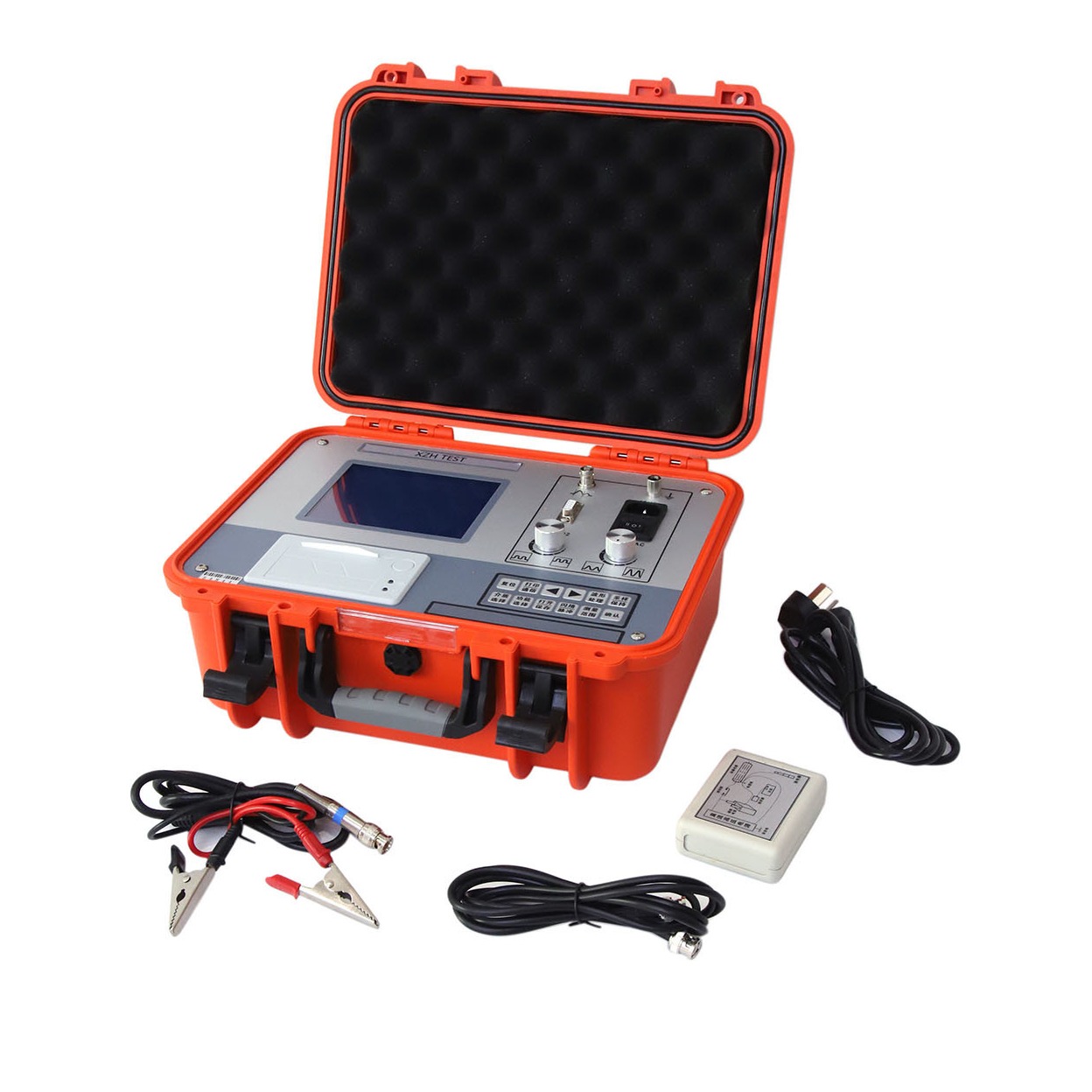 Basis cable fault pre-locator with TDR low voltage pulse and high voltage flash-over sampling