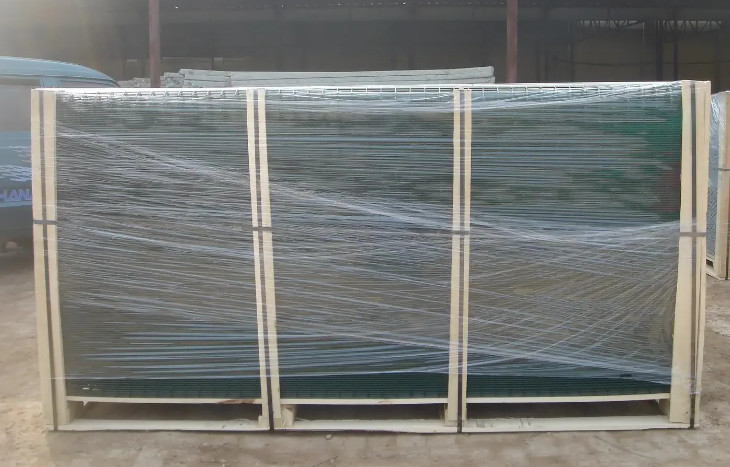 2D Twin Wire Galvanized Security Fence Double Steel Welded Wire Mesh Fence Panels
