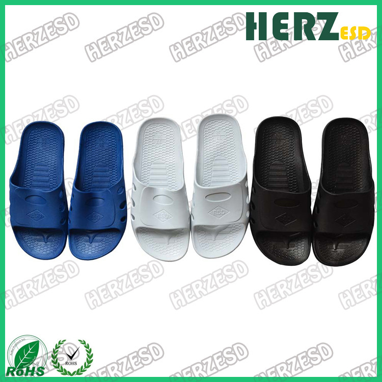 ESD SPU Slipper Light Weight Comfortable ESD Slipper , Anti Static Sandals Waterproof Size 34-46