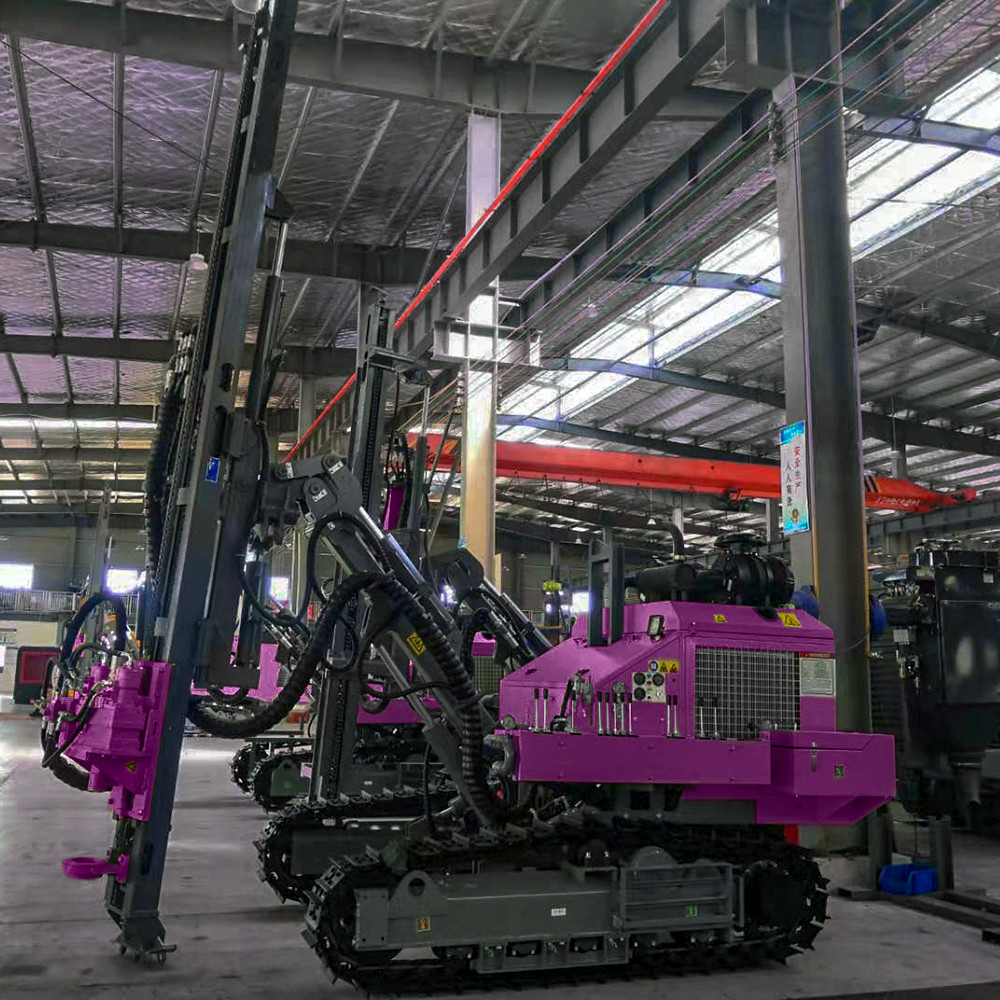 Hydraulic DTH Drilling Machine Borehole Depth 30m Crawler Drilling Rig