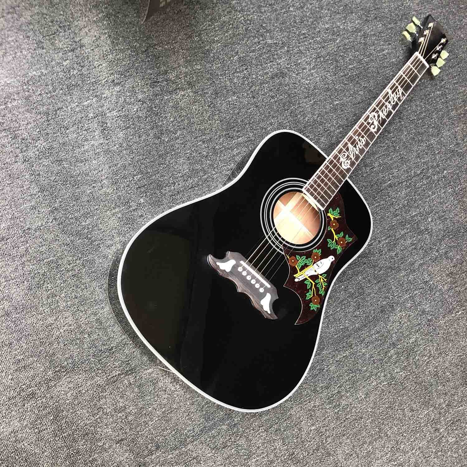 Custom GIBSON STYLE Elvis Presley Dove Acoustic Guitar