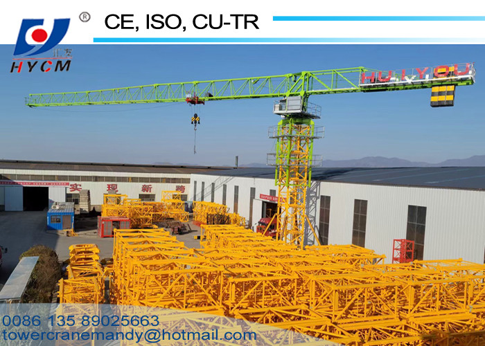 380V/60hz Power Supply 1600*1600*2500mm Mast Top Slewing Crane PT5210 Topless Tower Cranes