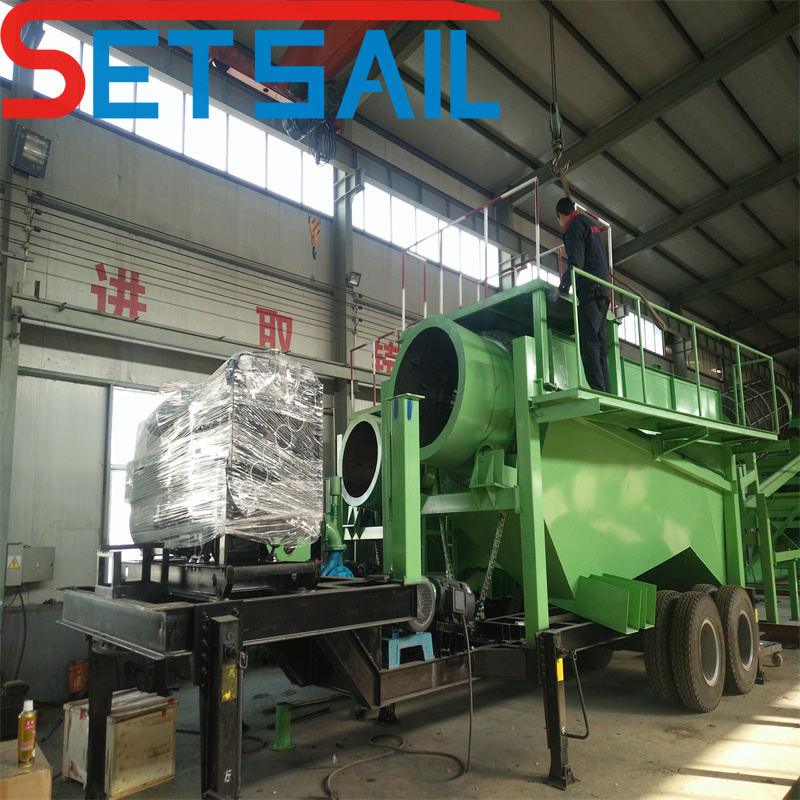 Agitate Chute Gold and Diamond Machinery for Land