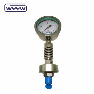  100mm Dial Size Pressure Gauge Bottom Connection 1.6% Accuracy Manufactures