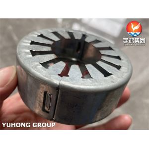 Fin Sample And Fin Tube Hoop Used On Fin Tube used On Heat Exchanger