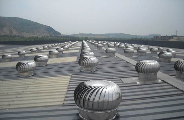 Source Factory Stainless Steel Roof Ventilating Fan Without Power Wind Drive Poultry Pig Farm Turbine Roof Exhaust Fans
