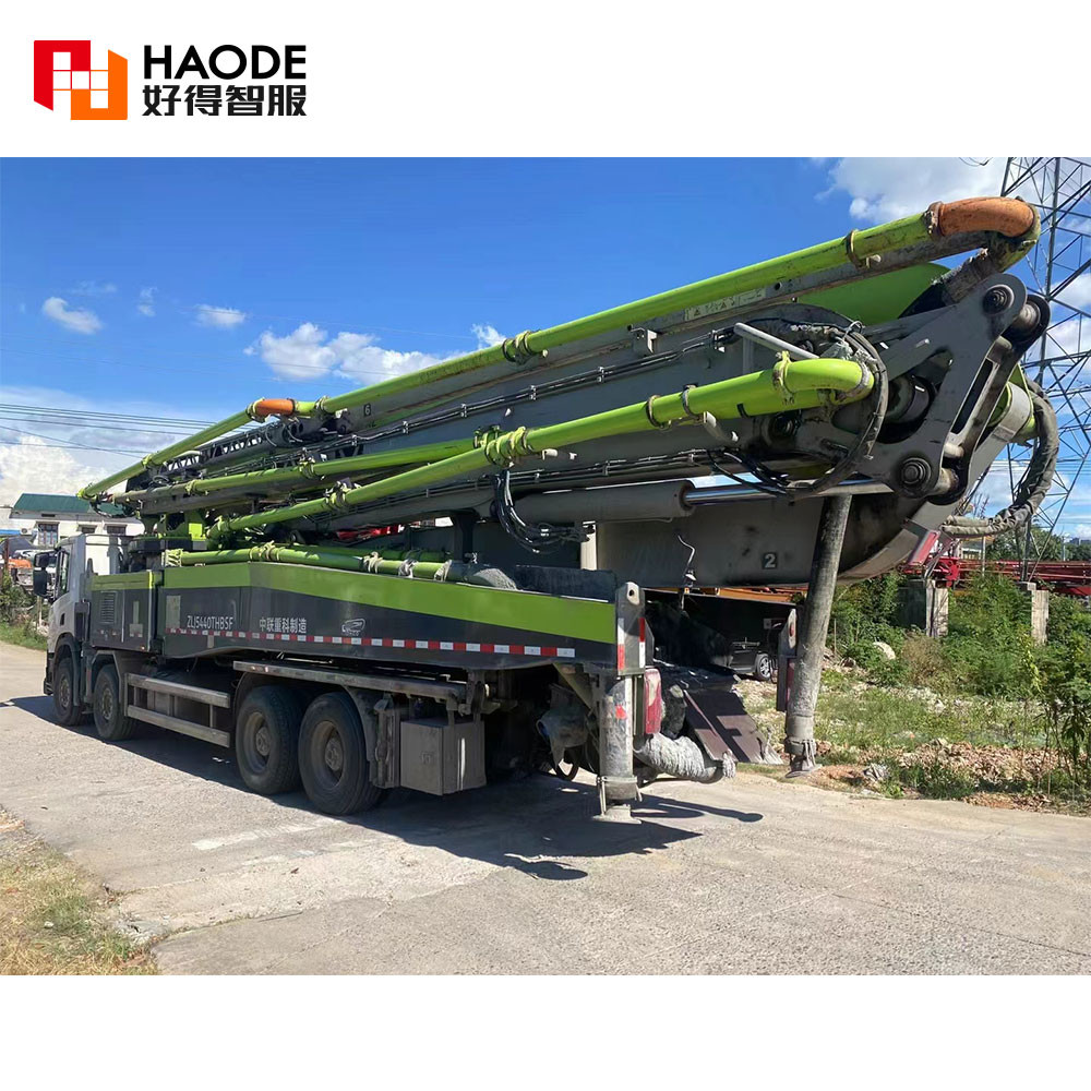 59m Zoomlion Used Concrete Pump Truck Benz Chassis Boom Pump Truck Mounted Concrete Pump