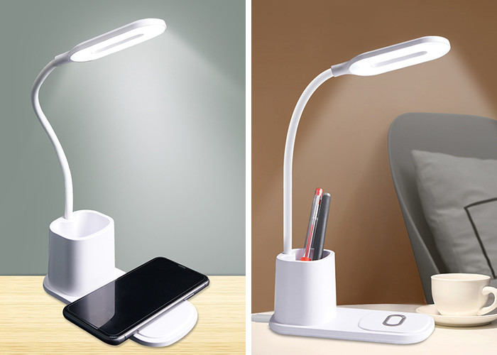3 Brightness DC5V 10W LED Lamp With Wireless Charging Touch Switch
