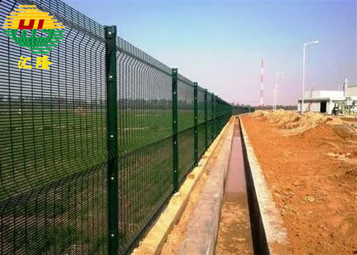 Customized 2.5m Clearvu Fencing Iso / Ce Certificate High Security