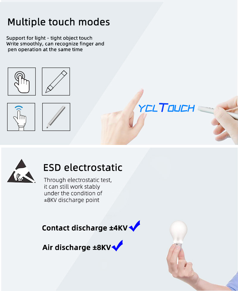 18.5 Inch IR Touch Screen Panel Overlay Kits Multi Points For Monitor