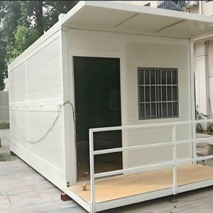 Galvanized Steel Prefab Folding Container House Site Protacabin Container