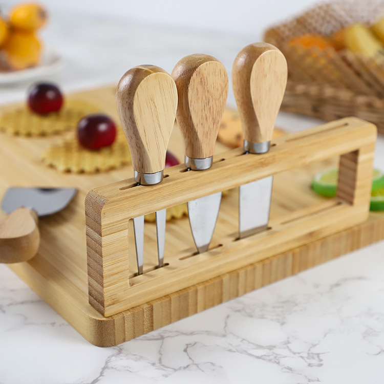 Fruit Antibacterial Wooden Knife Holder Cheese Board Knife Board Holder