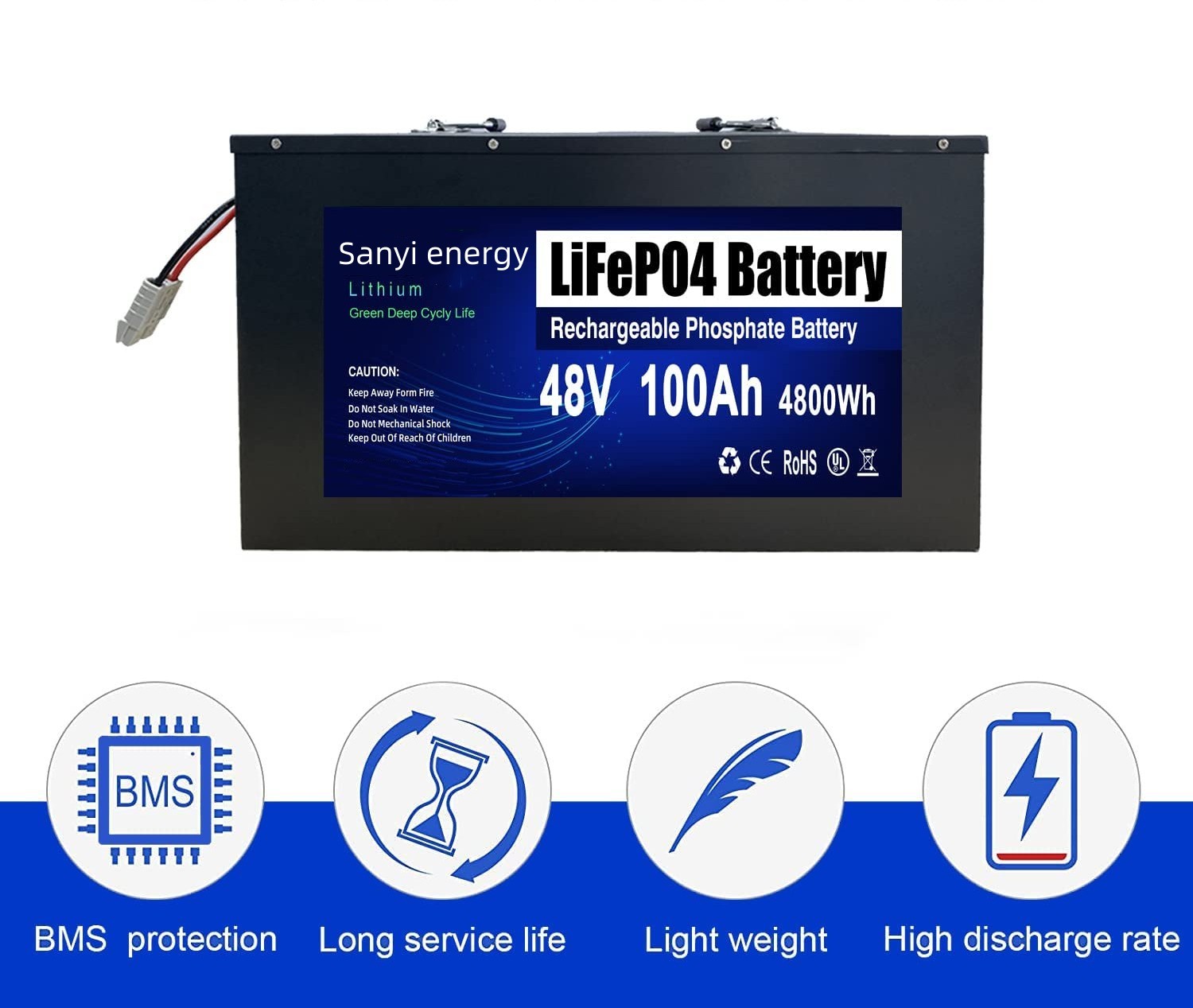 Customized Lithium Ion Lifepo4 Rechargeable Batteries 12v 200ah For Energy Storage