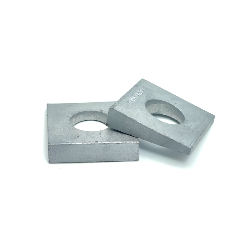 Hardened beveled washer astm F436 Hot Dip Galvanized  34 58 malleable iron plain (3)