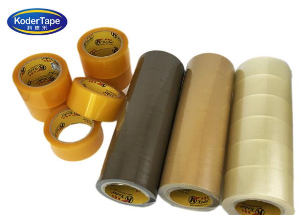 Brown / Clear / Yellowish Bopp Acrylic Adhesive Packing Tape ISO SVHC Certificat