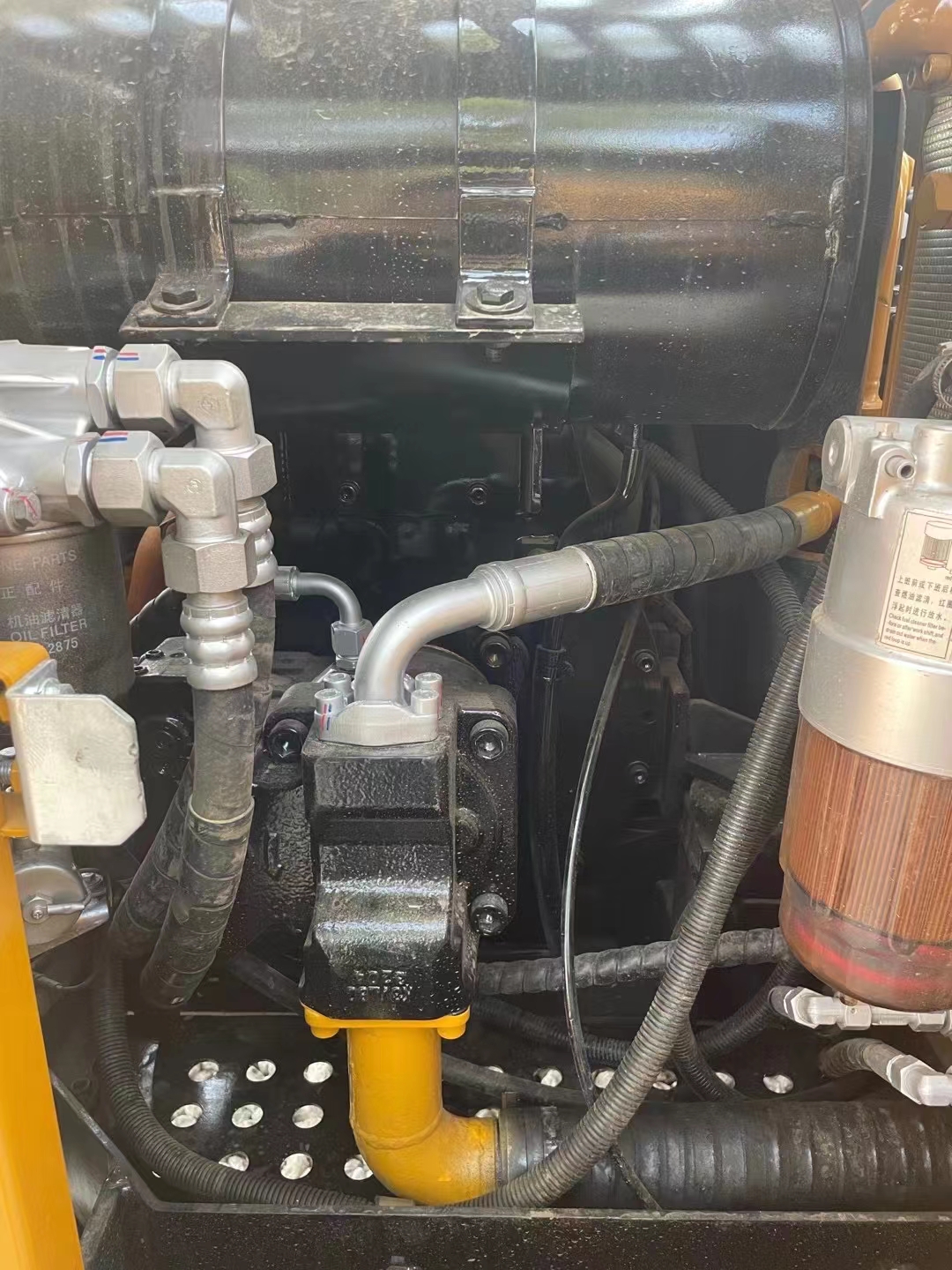 Low price sale of original hydraulic track type Sany SY75 second-hand excavator and hook machine