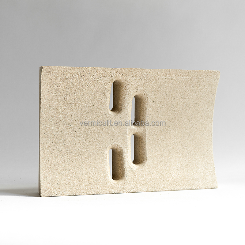 Customized lightweight cutting size vermiculite insulation fire board for steel structure fireproof cladding
