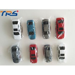  1:50 scale ABS plastic model painted light car with LED for HO scale model train layout Manufactures