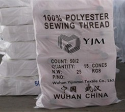 50/2 50/3 Eco Friendly Knitting Polyester Weaving Yarn Raw White Or Dyed