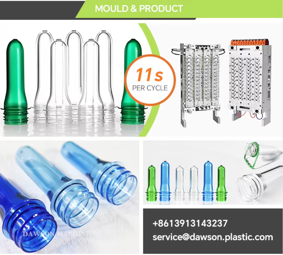 Premium Quality Energy Saving Reliable PET Pesticide Preforms Injection Molding Machine