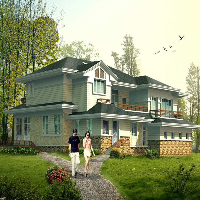 Light Steel Villa Well Designed Gauge Aluminum Alloy