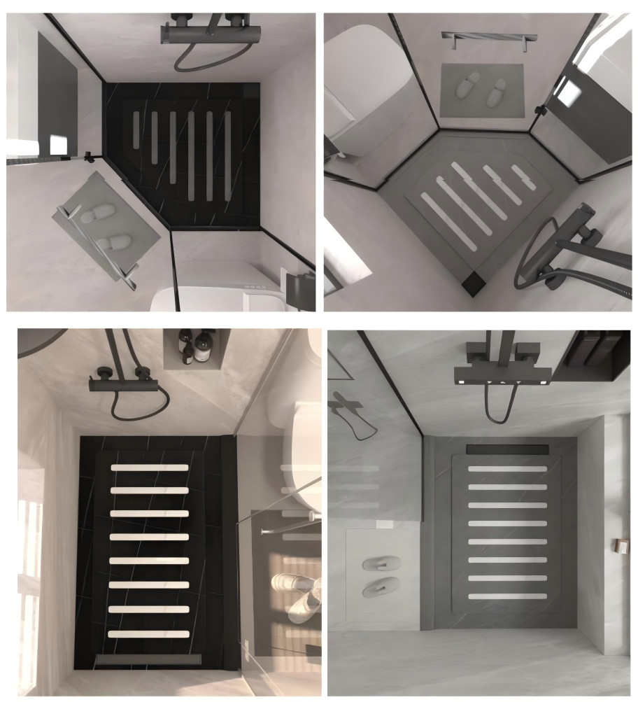 Marble Stone Shower Pan Movable Customized For Hotel And Household