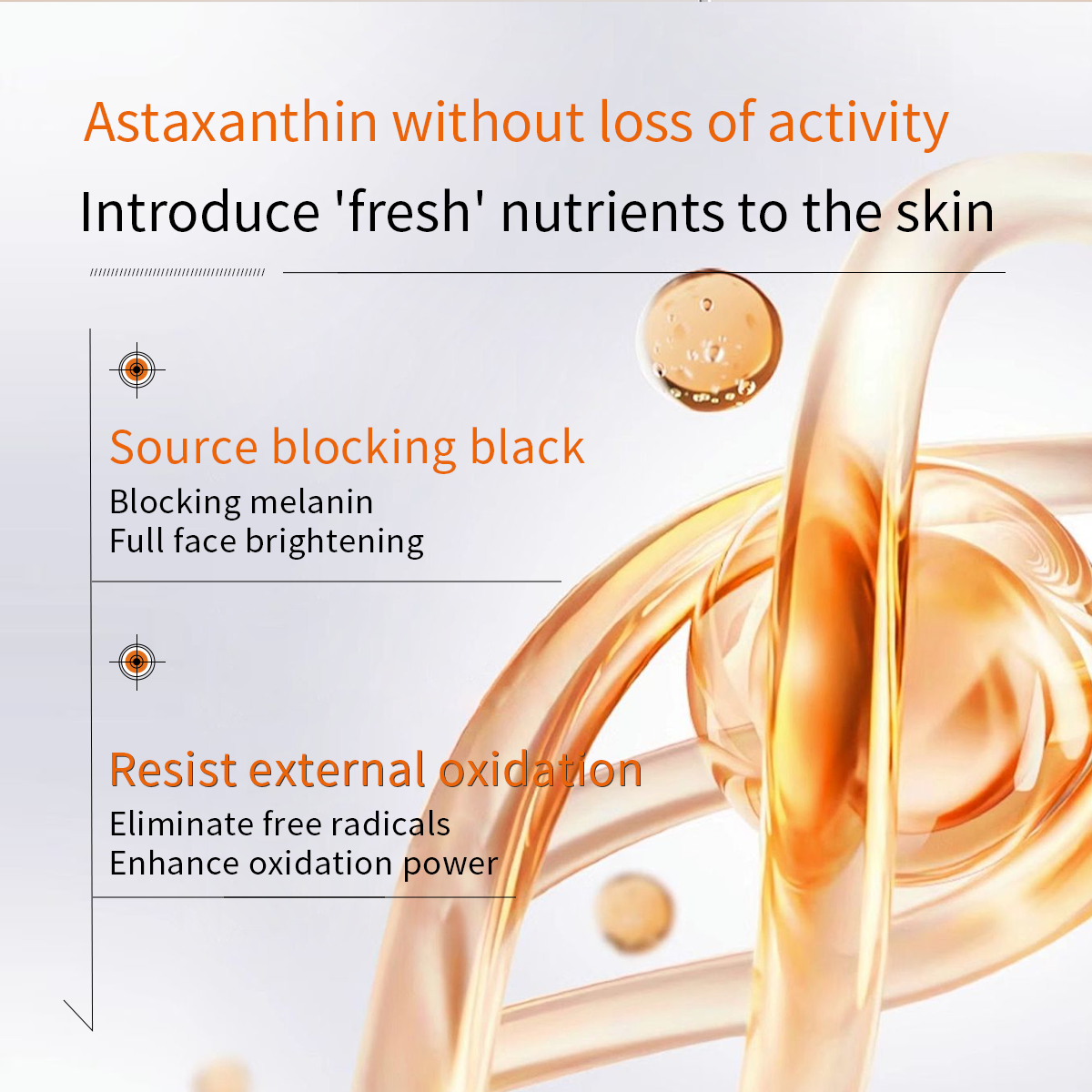 Customized Facial Care Toner, Astaxanthin, Staying up Late, Darkening, Brightening, Whitening, Firming and Moisturizing Water
