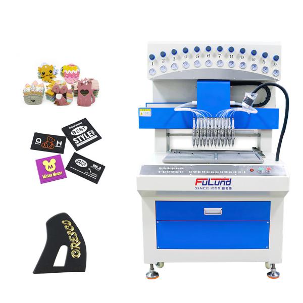 Plastic keychain key tag labels name cards luggage label making machine Epoxy