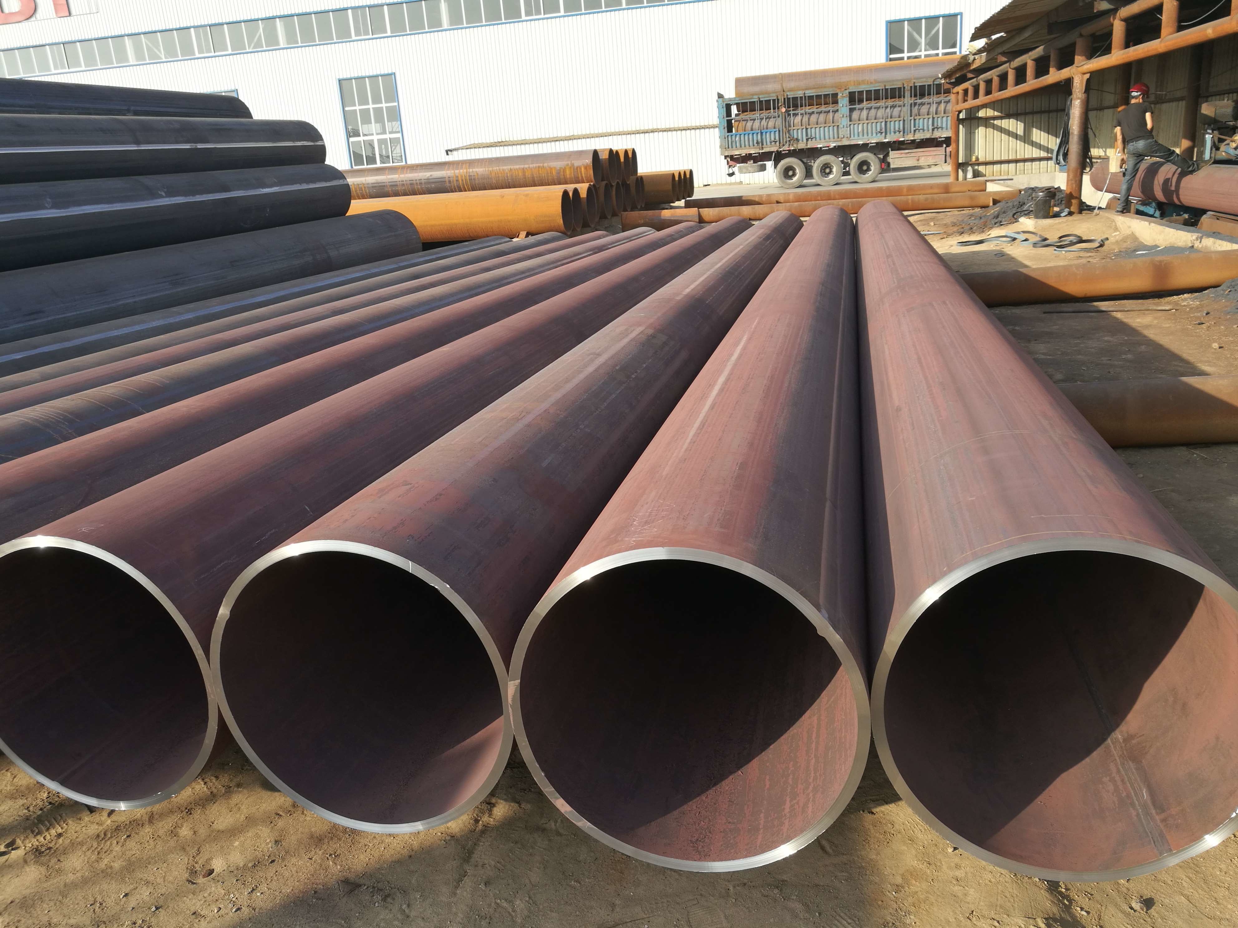 Construction Od 1219mm Structural Steel Tube Large Diameter Beveled Ends