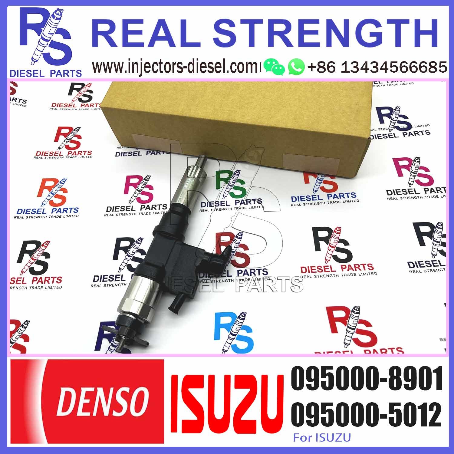 Common Rail Injector Diesel Engine Parts Fuel Injector 095000-8901 095000-8900 For ISUZU 4HK1
