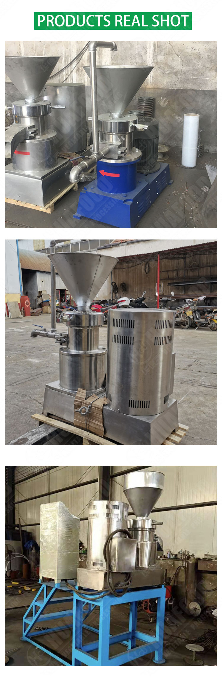 Stainless Steel Food Grinding Machine Peanut Butter Making Machine