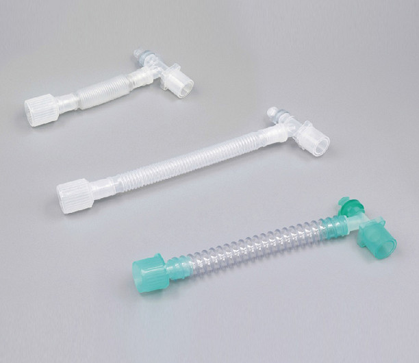 Medical High Quality Expandable Breathing Circuit Double Swivel Catheter Mount