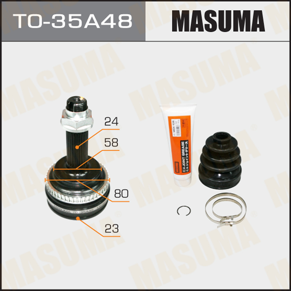 TOYOTA bB CV Joint Kit BL 2000cc 43460-59398 43460-59398 43460-49397 43460-59075 by MASUMA