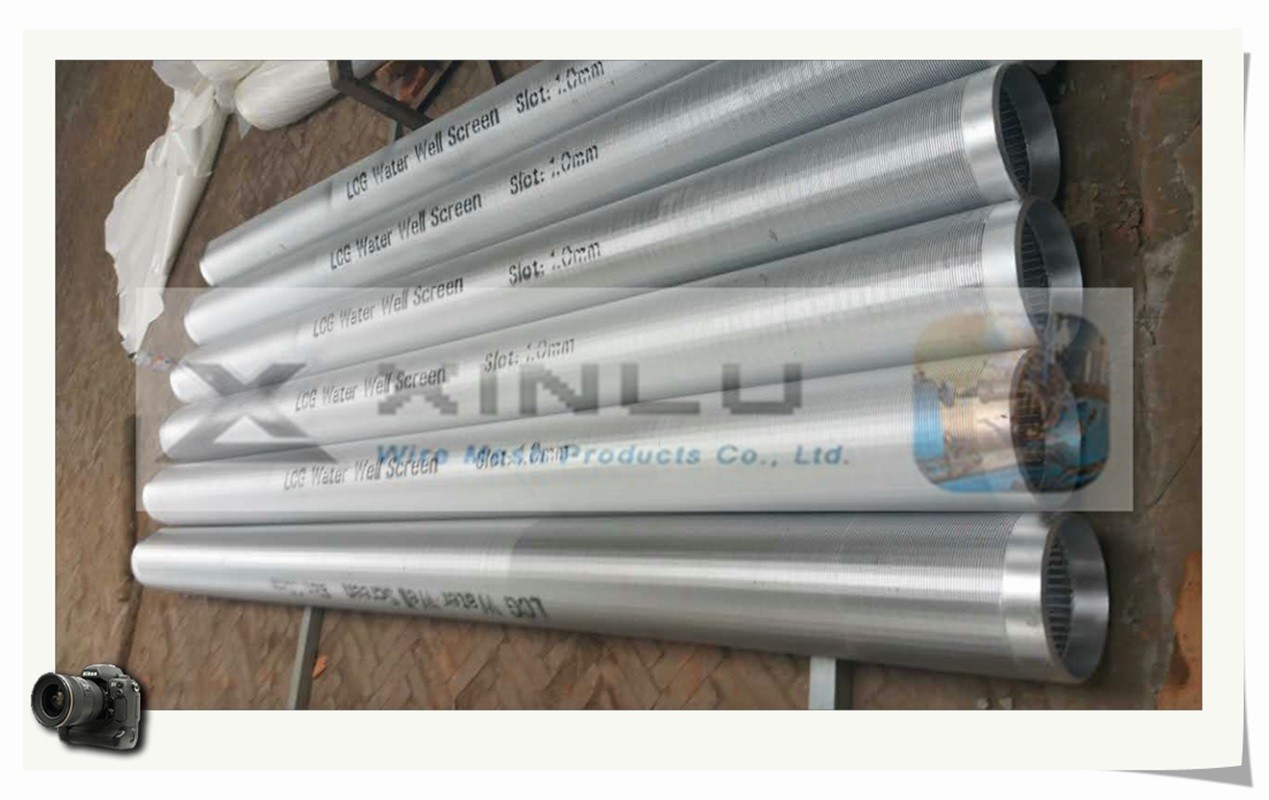 Wedge Wire Screen Tube / johnson screen pipe / spiral screen pipe / dewatering well screen / v wire strainer pipe /filte