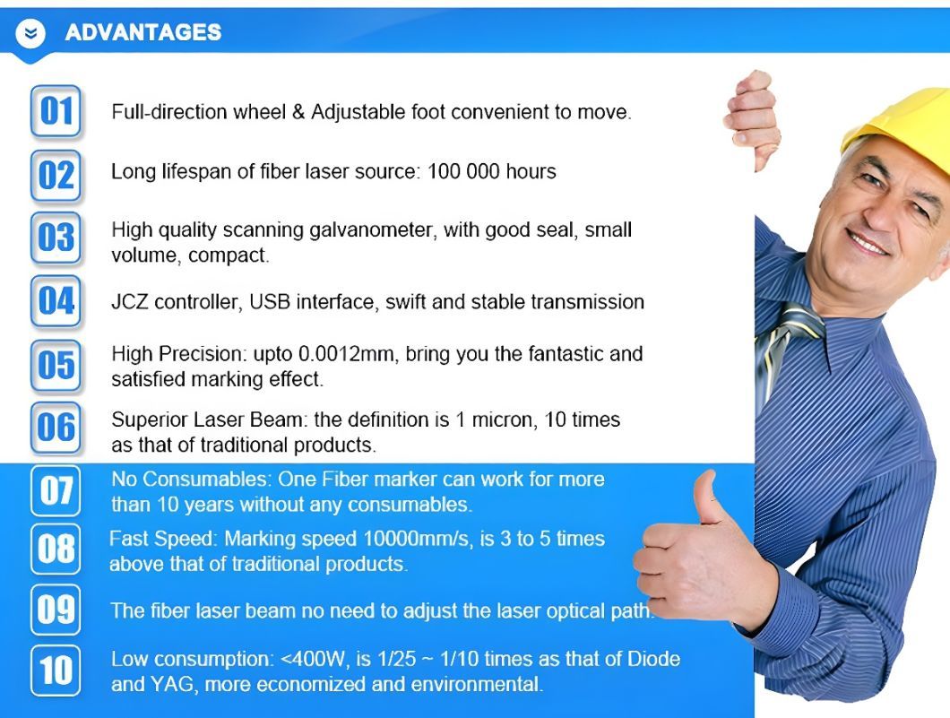 20 Watt Fiber Laser Marking Machine 30W Jewellery Logo Maker Machine Laser Marking Laser Engraver Hot Sell