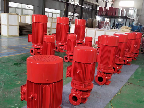 Vertical Electric Drive Centrifugal Water Pumps Customized for Fire Fighting