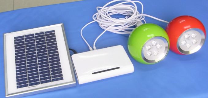 portable solar home apple lighting Lithium battery 2 year warranty red colors