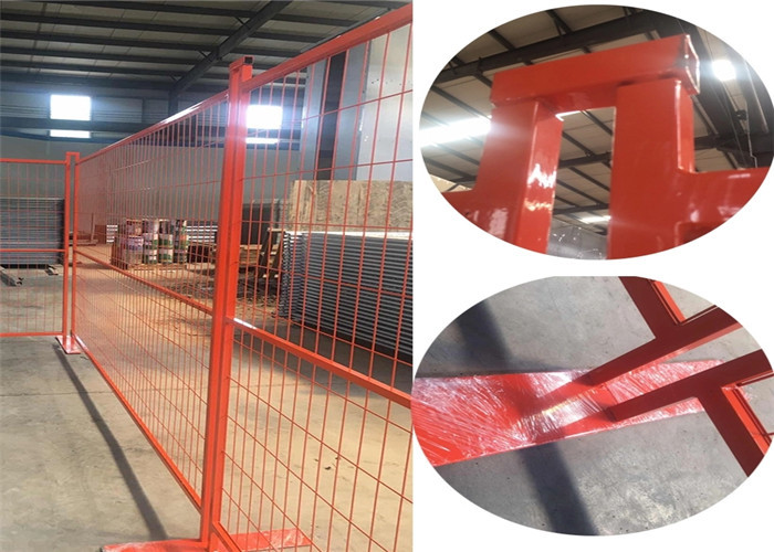 Canada Standard Temporary Construction Fence Outdoor Low Carbon Iron Wire