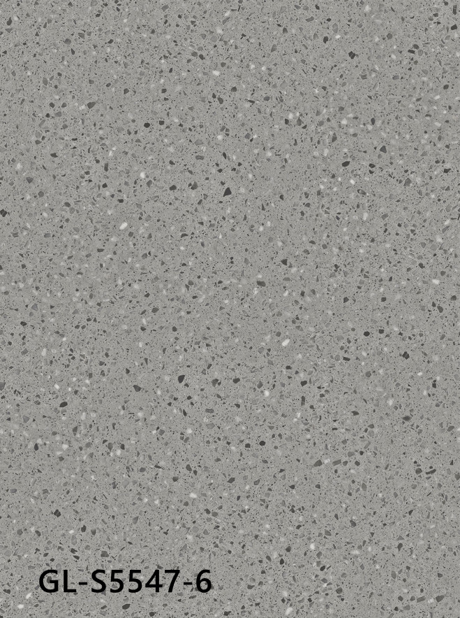 Impact Resistant Grey Granite Vinyl Flooring 0.3mm Eco Friendly Anti Slip GKBM Greenpy GL-S5547-6