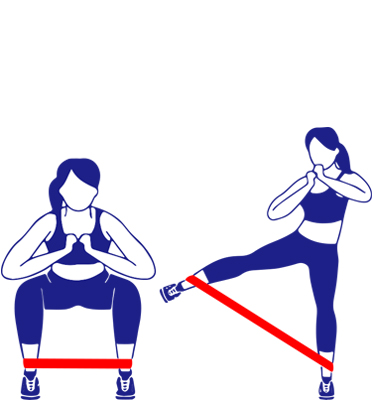 Custom Latex Stretch Fitness Resistance Bands for Yoga Power Exercise