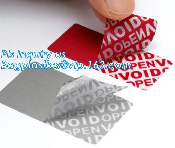 Printed Tamper Evident Adhesive Void Security Tape,China Supplier Pet Void Tape Double Sided Clear Polyester Pet Tape