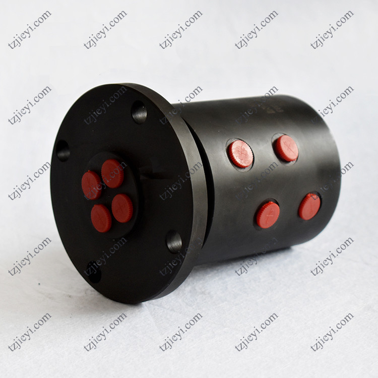 4 passages carbon steel material G 3/8'' high pressure hydraulic rotary union for machinery industry